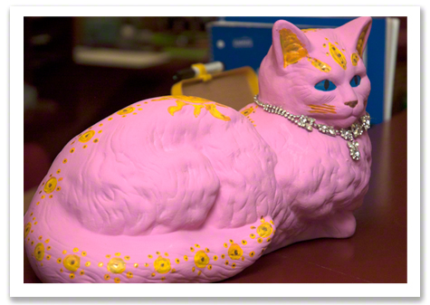 Pink Kitty on Counter R Olson.jpg